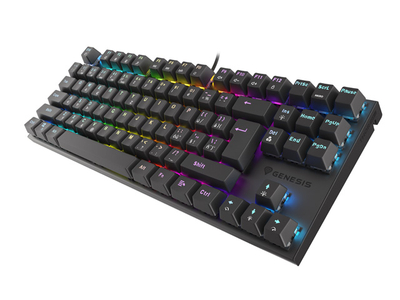 Tastierë mekanike Genesis THOR 303 TKL, RGB, Outemu Red, US layout, e zezë