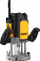 Freza elektrike DeWALT DWE625KT QS, 2300W, 9000–22000 rpm, e verdhë