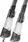 Shkop Nordic Walking Leki LE KIJ NW Smart Flash 100 cm, karboni, blu gri