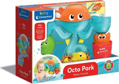 Lodër për banjo Baby Clementoni Octo Park, për bebe 10+ muajshe, shumëngjyrëshe