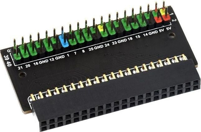 Adapter GPIO Header për Raspberry Pi, 40 pin, i vogël, me ngjyra të ndryshme