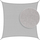 Çadër dielli HOBBYGARDEN Sun Shade Sail Square, 6x6 m, mban shiun, gri hiri