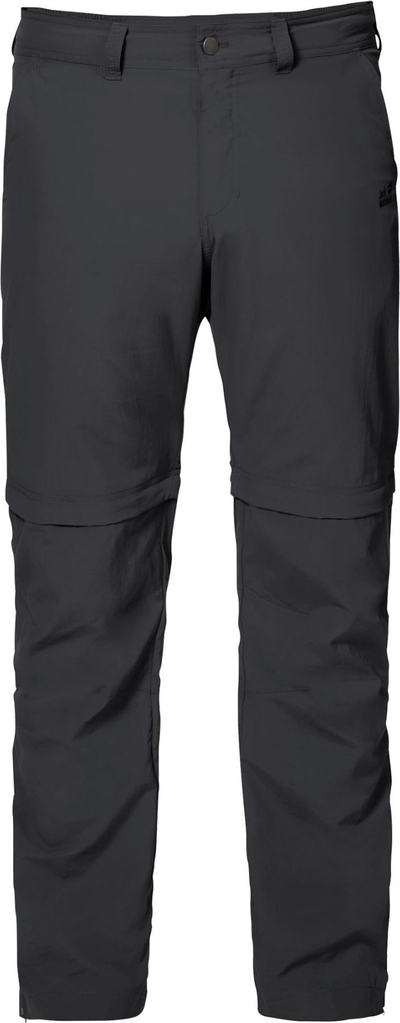 Pantallona sportive për meshkuj Jack Wolfskin Canyon Zip Off Phantom, 56, të zeza