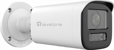 Kамера IP LevelOne FCS-5222 куполна, 2MP, H.265, PoE, бела