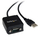 Adapter kabllo USB në RS232 StarTech ICUSB2321FIS, 1 port, me izolim optik, ngjyrë e zezë
