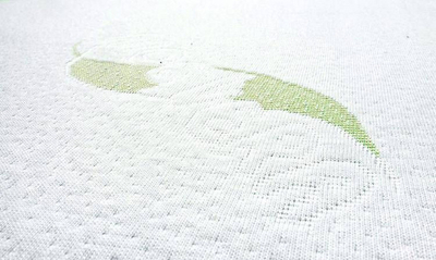 Dyshek për fëmijë Sensillo Memory Foam, 120x60 cm, mbulesë aloe vera, i bardhë