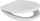 Ulese WC Cersanit Delfi, duroplast, soft close, e bardhë