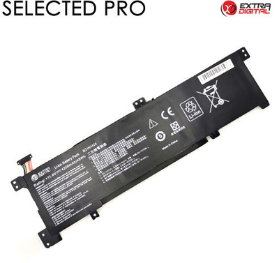 Bateri laptopi ASUS B31N1424, 4200mAh, Li-Poly, e zezë
