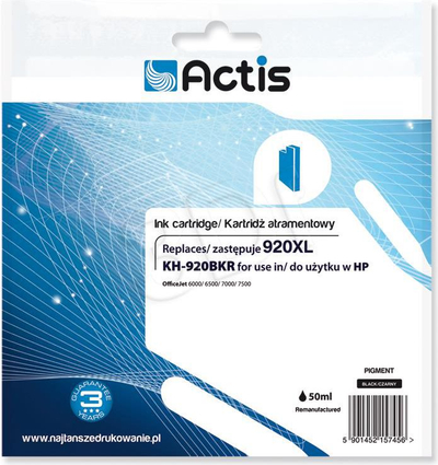 Ngjyrë Actis KH-920BKR / CD975AE, e zezë