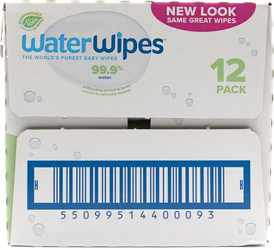 Faculeta të lagura WaterWipes Soapberry BIO, për fëmijë, 720 copë