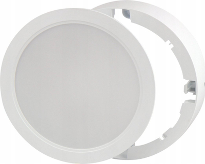 Plafon LED Molly, 18W, 1900lm, 4000K, me sensor lëvizjeje, i bardhë