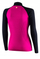 Bluza termike sportive për goca Brubeck Athletic, me zinxhir, e zezë