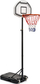 Kosh basketbolli Meteor Boston 18, i rregullueshëm 160-210 cm, bazë 35L, i zi