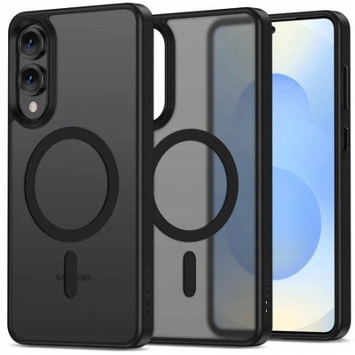 Futrollë Tech-Protect Magmat për Samsung Galaxy S25 Edge, me unazë magnetike, e zezë