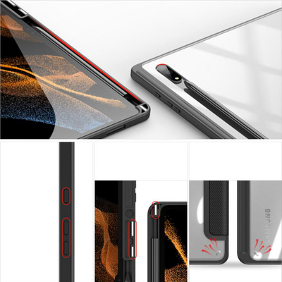 Mbulesë tableti Dux Ducis Toby për Samsung Galaxy Tab S8 Ultra, me mbajtëse për stylus, e zezë