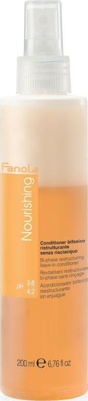 Spray balsam pa shpëlarje Fanola Two-Phase, për flokë të thatë e të dëmtuar, 200 ml