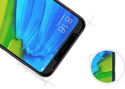 Xham mbrojtës tempered glass për Xiaomi Redmi 5, 9H, shumë i kthjellët, transparent