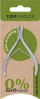 Ножички за кожички Top Choice Eco 78293, 5mm, не'рѓосувачки челик, сребрени