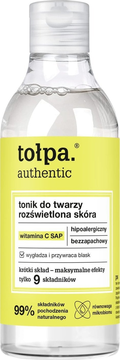 Tonik fytyre Tołpa Authentic Radiant Skin, 200 ml, për lëkurë të ndritshme
