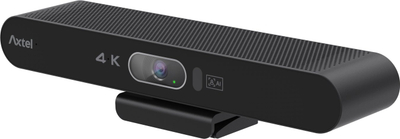 Webcam Axtel 4K Ultra HD Video Bar Mini, rezolucion 4K, mikrofon i integruar, e zezë