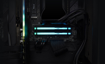 Memorie RAM Kingston FURY 128GB 5200MT/s DDR5 CL40 DIMM (4 x 32 GB) Beast RGB XMP