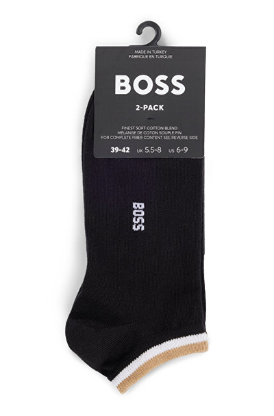 Set çorape për meshkuj HUGO BOSS, 2 palë, të zeza
