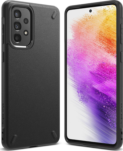 Mbulesë telefoni Ringke Onyx për Samsung Galaxy A73, TPU, rezistente ndaj goditjeve, e zezë
