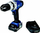 Makineri shpuese-kaçavidë pa kabllo Scheppach CDD45-20ProS, 20V, 45 Nm, blu