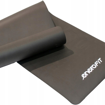 Mat fitnesi Enero Fit NBR, 183x61x1.5 cm, i zi