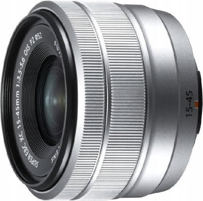 Objektiv Fujifilm XC 15-45mm F3.5-5.6 OIS PZ, zoom, për Fujifilm X, argjendtë