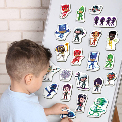 Set magnetesh Keycraft PJ Masks World of Heroes, 22 copë, për fëmijë 3+, shumëngjyrësh