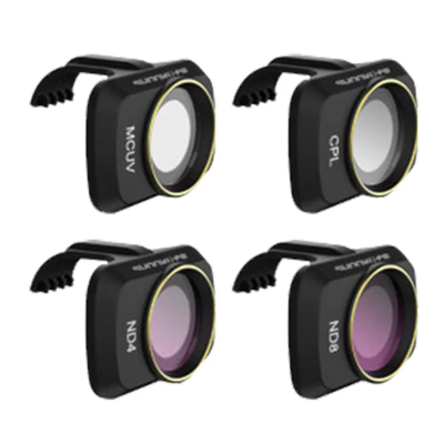 Set filtrash Sunnylife CPL ND4 ND8 UV, për DJI Mini 2 Mini 2 SE, i zi