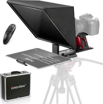 Teleprompter Desview TP150 për kamera DSLR dhe mirrorless, për tablet deri 15.3\", i zi