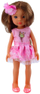 Kukull Lean Toys Pretty Girl, 32 cm, me gjëra shoqëruese, rozë