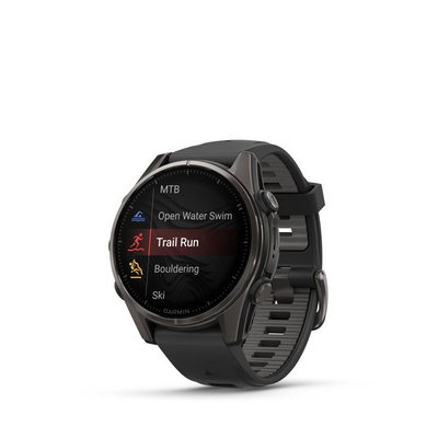 Ora sportive Garmin Fenix 8, 43mm, AMOLED Sapphire, e zezë
