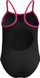 Kostum banje për vajza Speedo Plastisol Thinstrap, EnduraFlex, i zi rozë