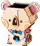 Puzzle druri ROEFT732 Flower Pot, model Koala, 3D, shumëngjyrësh