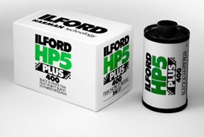 Film fotografik Ilford HP5 Plus 400, 36 poza, bardh e zi