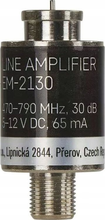 Përforcues antene Emos EM-2130, 30 dB, 470–790 MHz, argjent