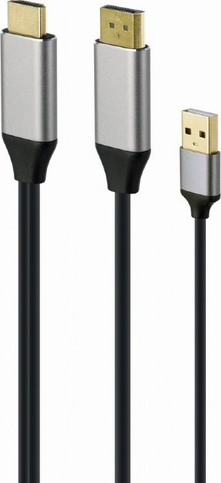 Адаптер AV Gembird DisplayPort - HDMI, црн