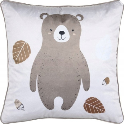 Jastëk dekorativ GABIN Forest Animals, 40x40 cm, për fëmijë, shumëngjyrësh