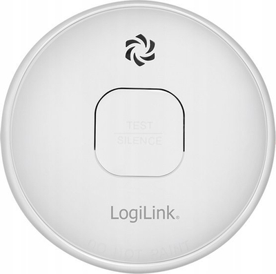 Detektor tymi LogiLink SC0016, bateri 10 vjeçare, alarm 85 dB, i bardhë