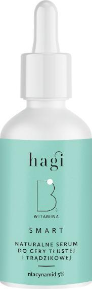Serum fytyre Hagi Cosmetics B, për lëkurë të yndyrshme dhe me akne, me niacinamide, 30ml