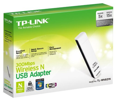 Adaptor Wi Fi TP Link TL WN821N, 300Mbps, USB 2.0, i bardhë