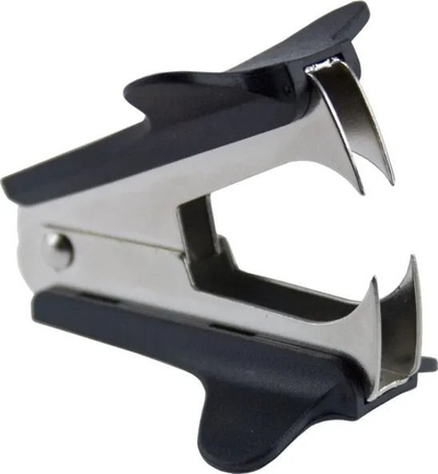 Heqës kapësesh zyre Staple Remover, metal plastik, i zi