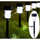 Set llambash diellore për kopsht Saska Garden, 4 copë, LED, plastike, të zeza