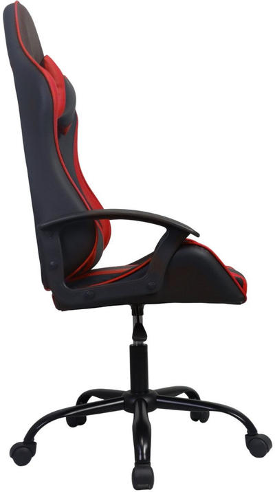 Karrige gaming NoName Happygame 6911, 59 x 47 x 116-126 cm, mban deri 110 kg, e zezë me të kuqe
