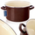 Tenxhere Tenga emal, 4L, 22 cm, kafe