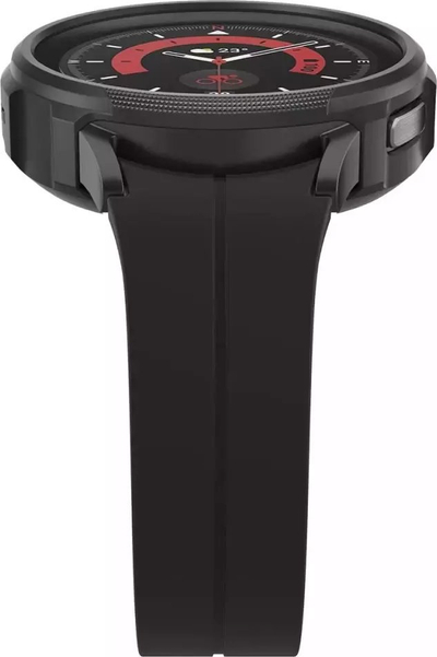 Mbulesë Spigen Liquid Air për Samsung Galaxy Watch 5 Pro, 45mm, TPU, e zezë