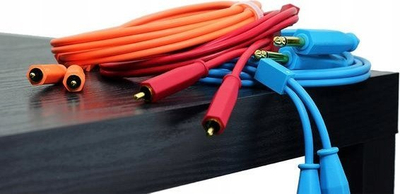 Kabllo audio DJ TECHTOOLS Chroma Cables, Jack 6.3mm në Jack 6.3mm, 1.5m, shumëngjyrëshe